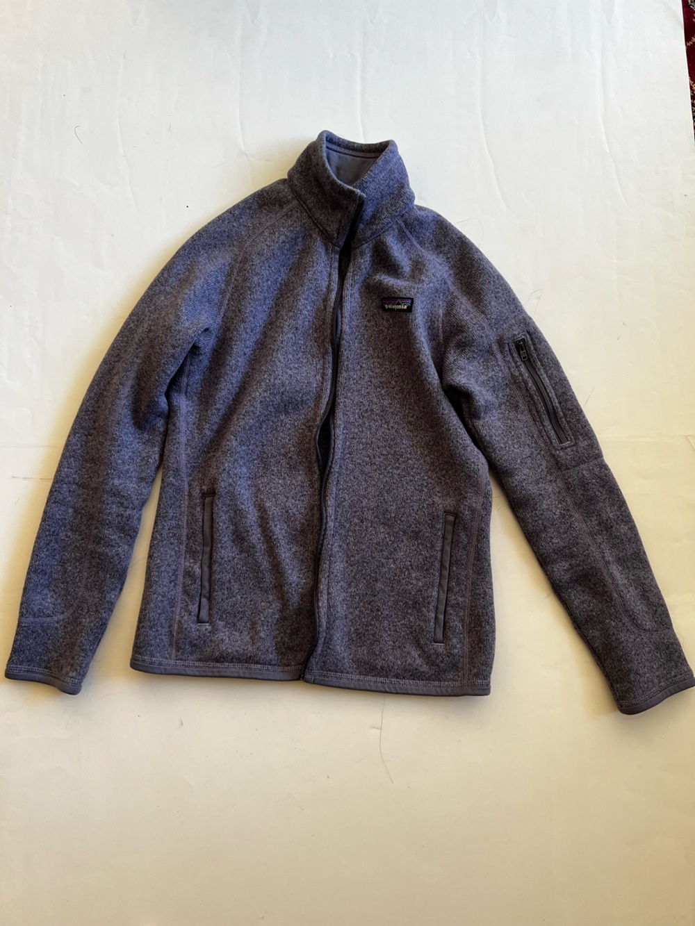 Patagonia Women’s Better Sweater purple Berry  Full Zip Size XS